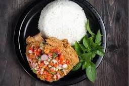 Ayam Geprek matah